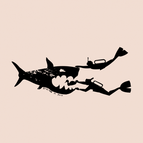 Potisk 252 - DIVING IS FUN