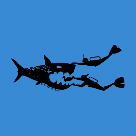 Potisk 252 - DIVING IS FUN