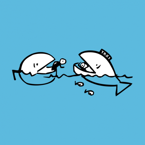 Potisk 385 - FISH TAXI