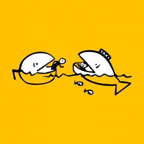 Potisk 385 - FISH TAXI