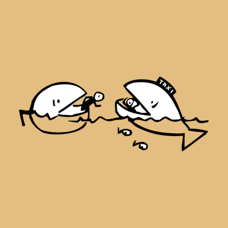 Potisk 385 - FISH TAXI