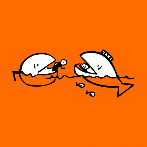 Potisk 385 - FISH TAXI