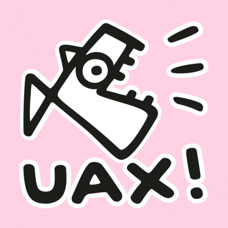 Potisk 412 - LOGO UAX! SMALL