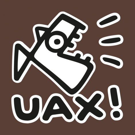 Potisk 412 - LOGO UAX! SMALL