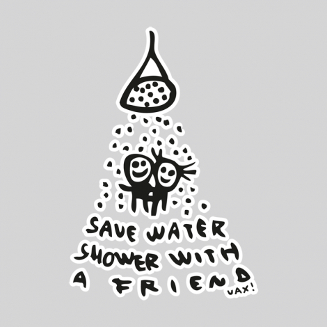 Potisk 519 - SAVE WATER