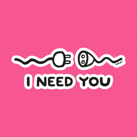Potisk 581 - I NEED YOU