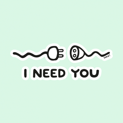 Potisk 581 - I NEED YOU
