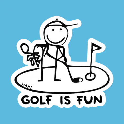 Potisk 1057 - GOLF IS FUN