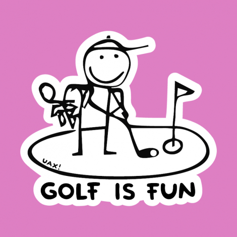 Potisk 1057 - GOLF IS FUN