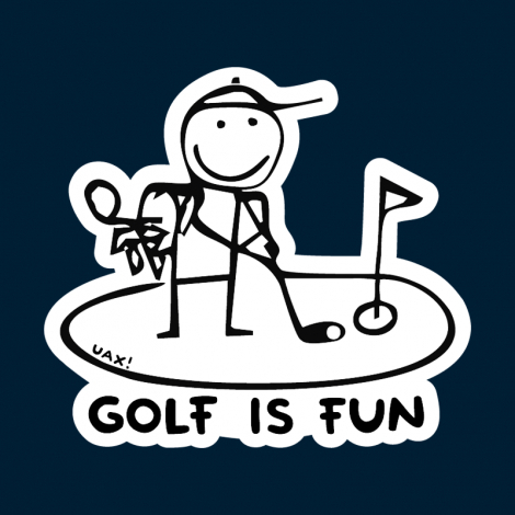 Potisk 1057 - GOLF IS FUN