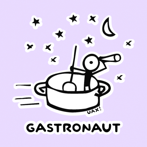 Potisk 1058 - GASTRONAUT