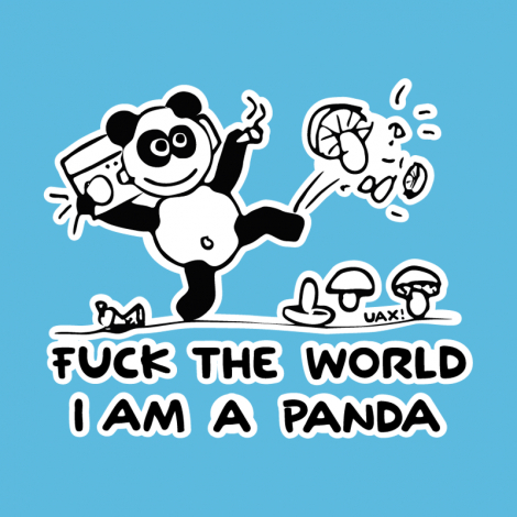 Potisk 1060 - I AM A PANDA