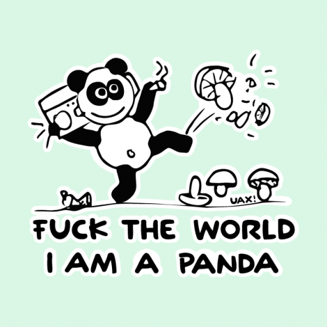 Potisk 1060 - I AM A PANDA