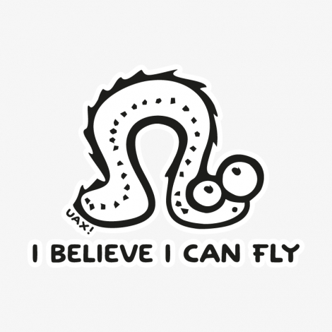 Potisk 1062 - I BELIVE I CAN FLY