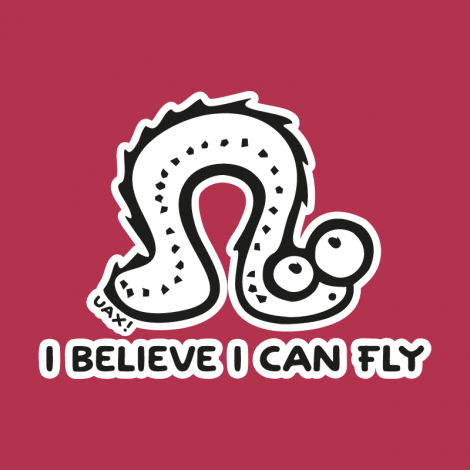 Potisk 1062 - I BELIVE I CAN FLY