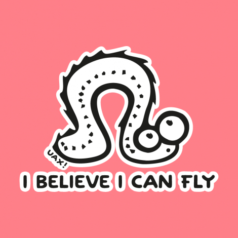 Potisk 1062 - I BELIVE I CAN FLY