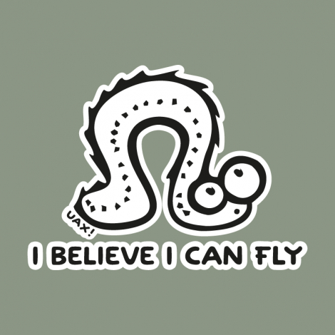Potisk 1062 - I BELIVE I CAN FLY