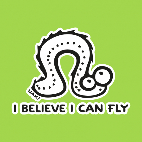 Potisk 1062 - I BELIVE I CAN FLY