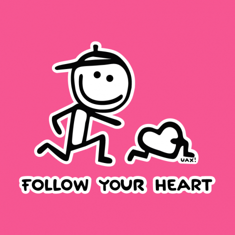 Potisk 1063 - FOLOW YOUR HEART