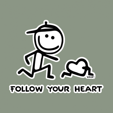 Potisk 1063 - FOLOW YOUR HEART