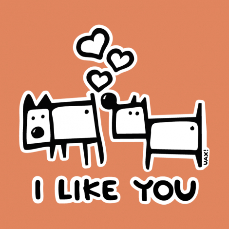 Potisk 1066 - I LIKE YOU