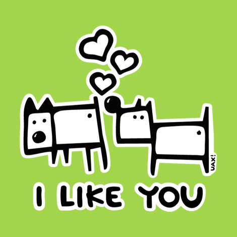 Potisk 1066 - I LIKE YOU