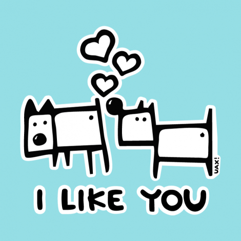 Potisk 1066 - I LIKE YOU