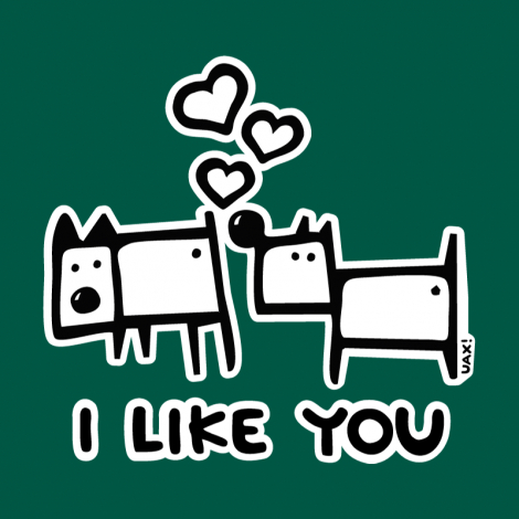 Potisk 1066 - I LIKE YOU