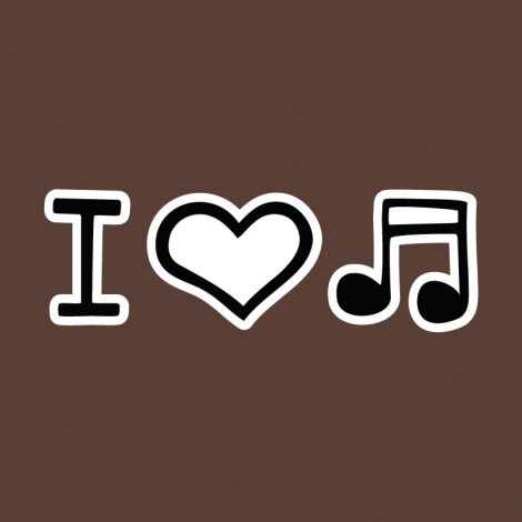 Design 1067 - I LOVE MUSIC