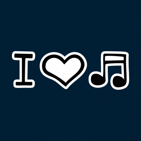 Design 1067 - I LOVE MUSIC