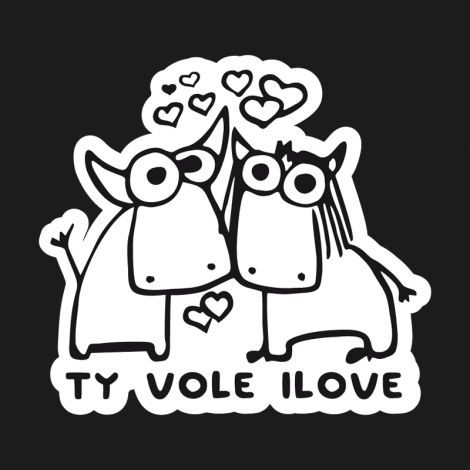 Potisk 1089 - TY VOLE I LOVE