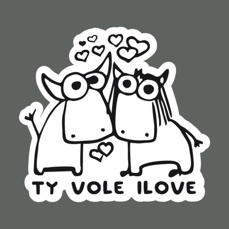 Potisk 1089 - TY VOLE I LOVE