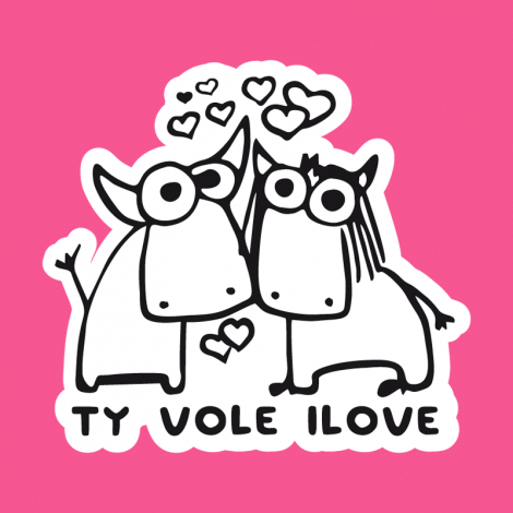 Potisk 1089 - TY VOLE I LOVE