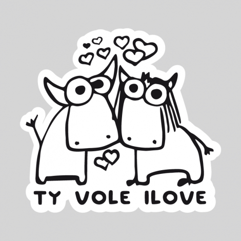Potisk 1089 - TY VOLE I LOVE