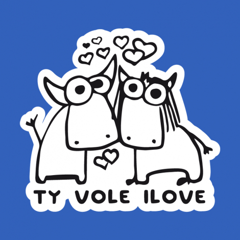 Potisk 1089 - TY VOLE I LOVE