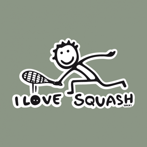 Potisk 1091 - I LOVE SQUASH