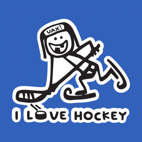 Potisk 1100 - I LOVE HOCKEY