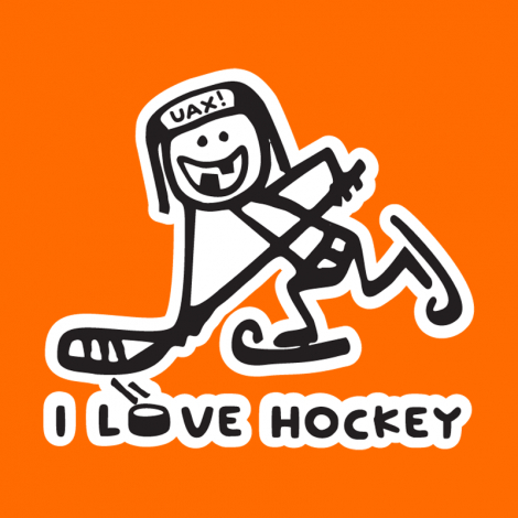 Potisk 1100 - I LOVE HOCKEY