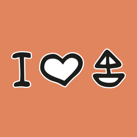 Potisk 1102 - I LOVE YACHTING