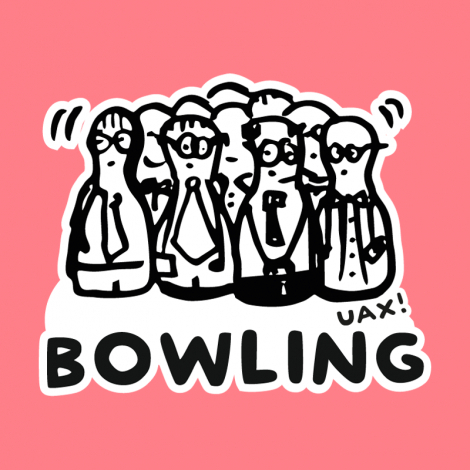 Potisk 1104 - BOWLING 2