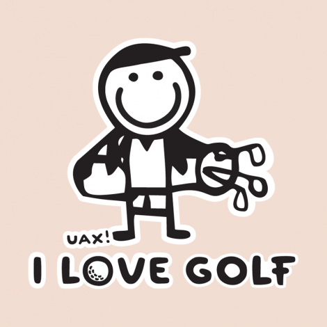 Potisk 1107 - I LOVE GOLF