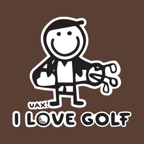 Potisk 1107 - I LOVE GOLF