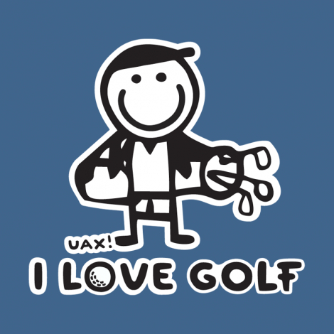 Potisk 1107 - I LOVE GOLF
