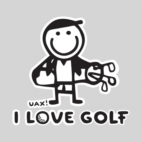 Potisk 1107 - I LOVE GOLF