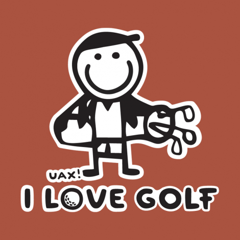 Potisk 1107 - I LOVE GOLF