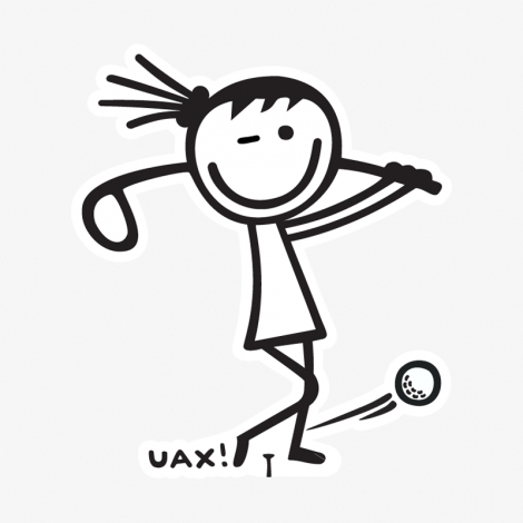 Potisk 1108 - GOLF GIRL