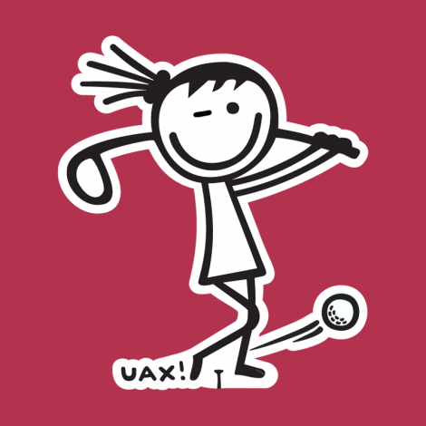 Potisk 1108 - GOLF GIRL