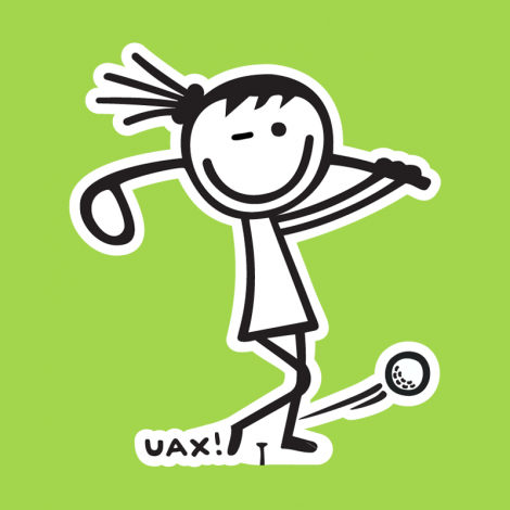 Potisk 1108 - GOLF GIRL