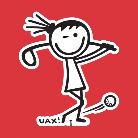 Potisk 1108 - GOLF GIRL