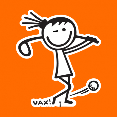 Potisk 1108 - GOLF GIRL